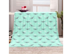 Adultos Niños Estampado Cama Microfibra Color 70x100cm