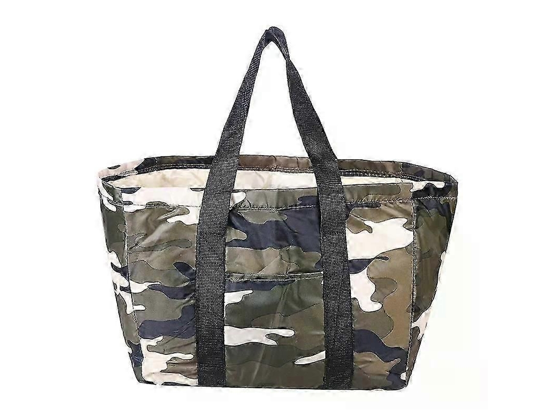 Bolsa térmica plegable de gran capacidad con bolsa de hielo, portátil, de papel de aluminio, para picnics y compras. GOKOCO