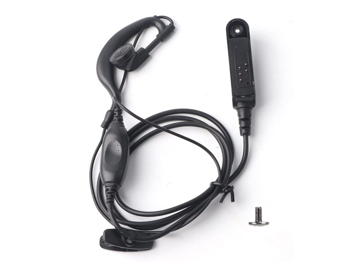 Auriculares Walkie-talkie Con Micrófono Ptt Y Altavoz Para Radios Móviles Uv-9r Plus