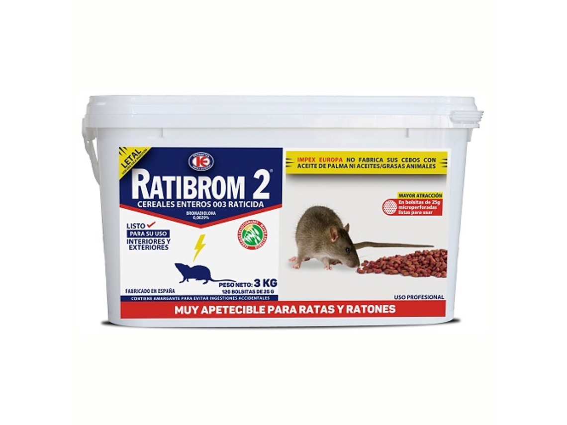 Balde de Cereais Ratibrom 2 3 kg IMPEX EUROPE