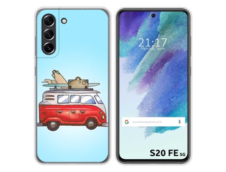 Carcasa Samsung Galaxy S21 FE 5G TUMUNDOSMARTPHONE Dibujos Multicolor