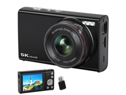 Cámara Digital Szsmart Dc422 5k 96mp Zoom Óptico 6x Cámara Dual Enfoque Automático Webcam Para Vloggers