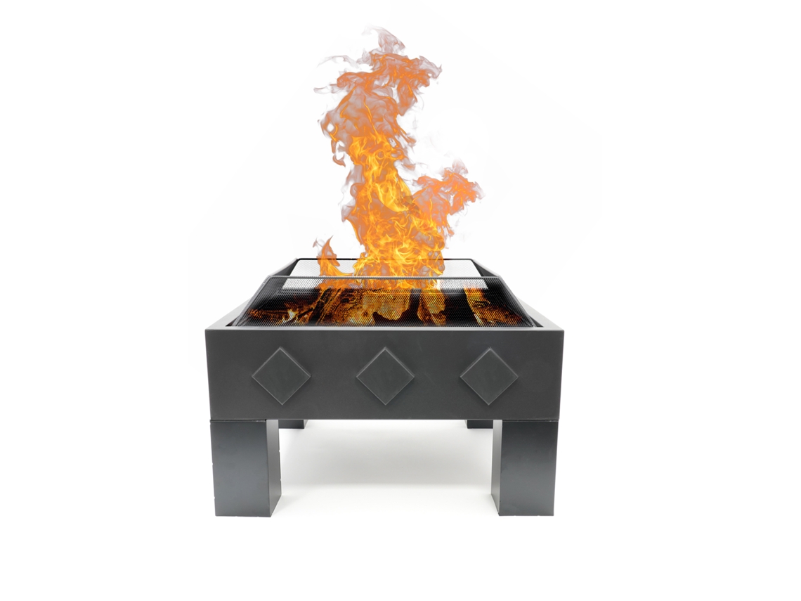 HEAT OUTDOOR LIVING Cuenco de Fuego Kvadrat
