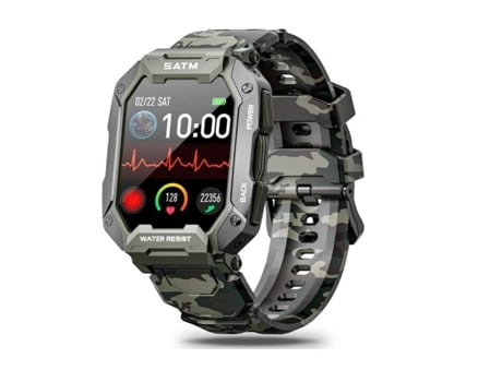 Relojes inteligentes para hombres, reloj inteligente para teléfonos Android y compatible con iPhone, rastreador de actividad física 5ATM con presió...