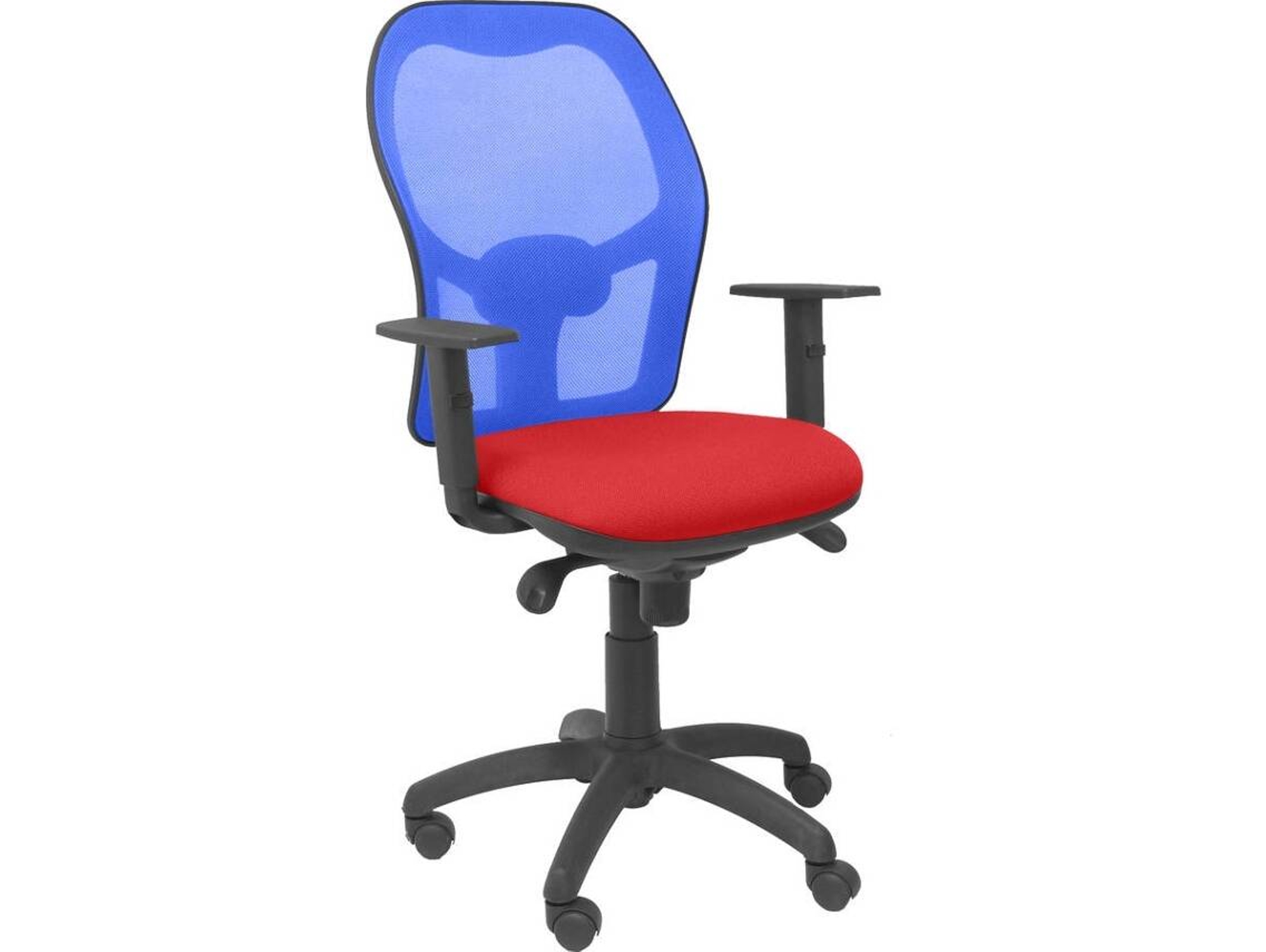 Silla de Escritorio Operativa PYC Jorquera Rojo A (Brazos Ajustables - Malla)