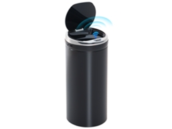 Cubo de basura automático de 42 litros con sensor infrarrojo, acero.