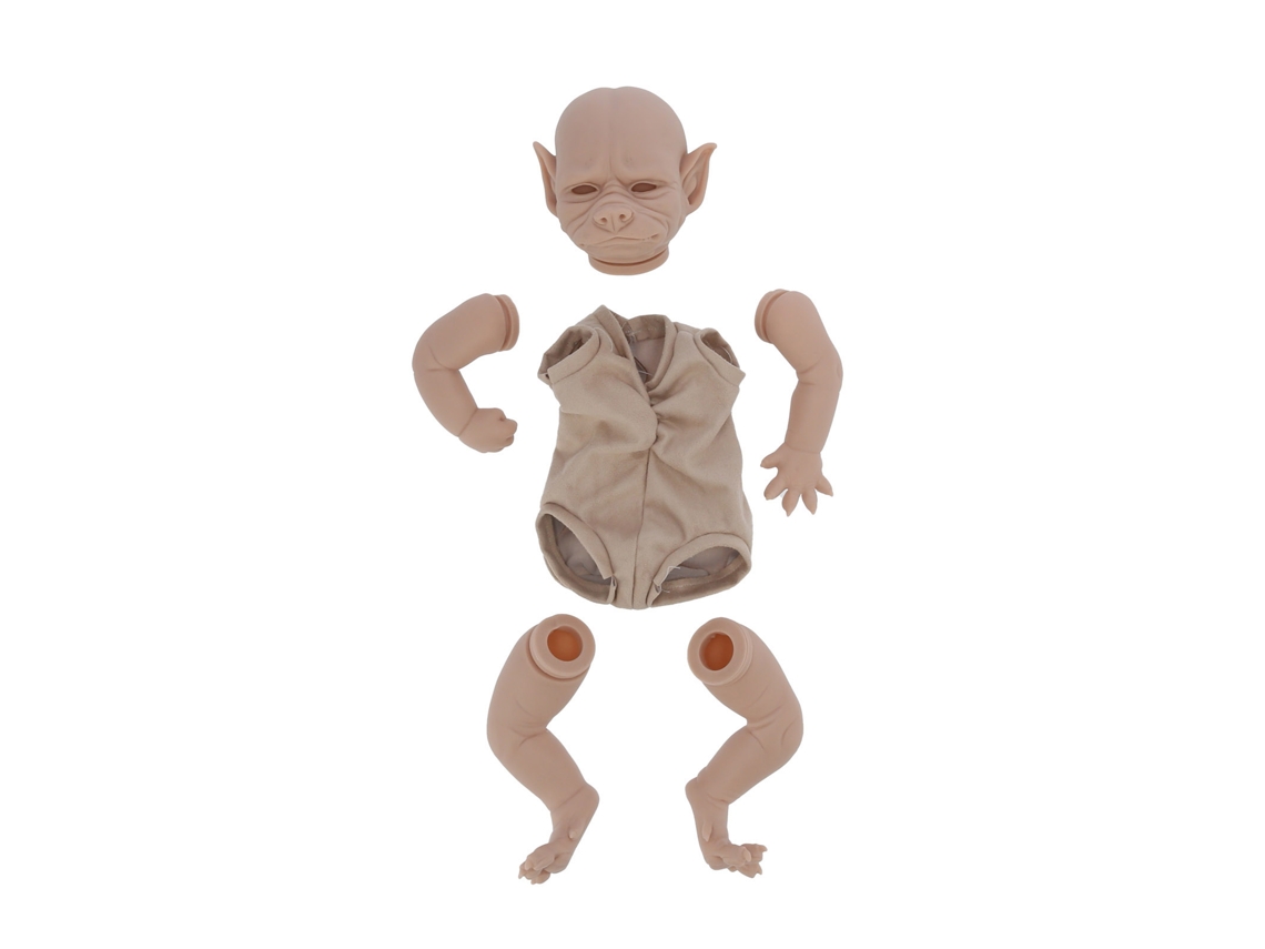 Rebe-kit De Boneco Reborn Animal 19 Polegadas Flexível Suave Diy Sem Pintura Para Colecionar