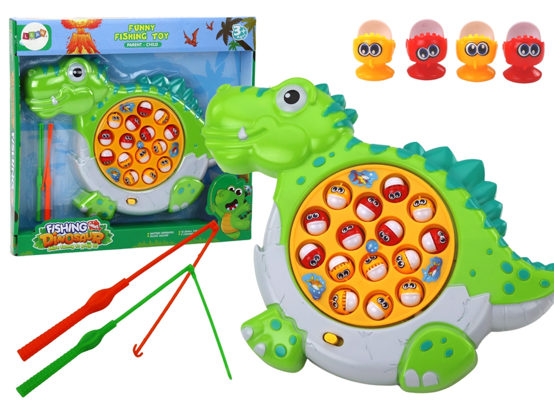 Juego de pesca arcade Dinosaurio Tablero Verde B.active