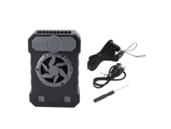 2026-ventilador Portátil Con Clip Para Cintura Y Lanyard 5 Velocidades Recargable Con Luz De Emergencia Para Pesca Ciclismo