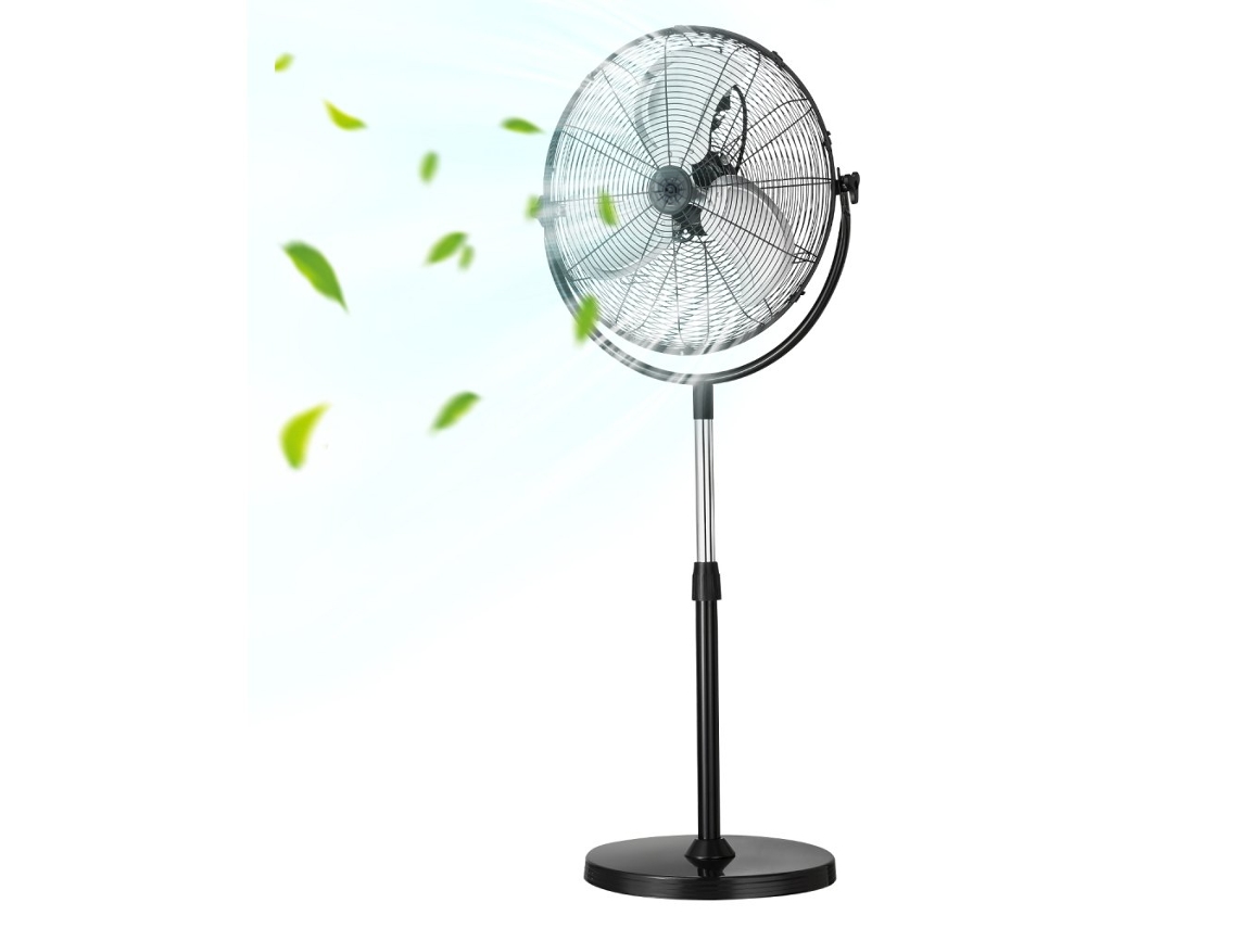 Ventilador de pie ajustable y oscilante con hélice de 560 mm Tekmaquinas