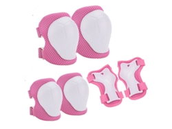 Kit de protección infantil 6 en 1, Talla: S, Rosa