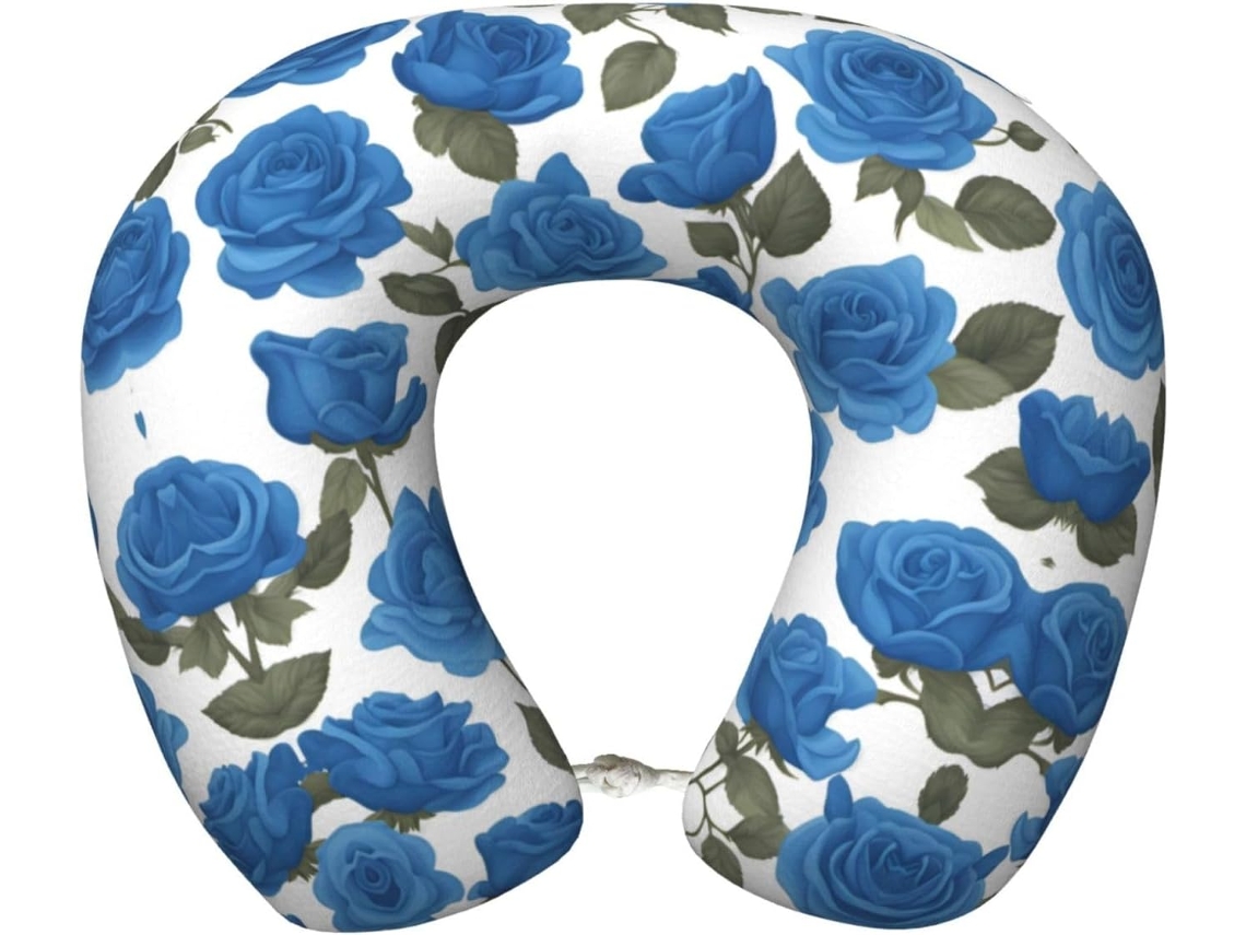 Almohada Viaje Espuma Viscoelástica Poliéster, Felpa Fácil Soporte, Ajustable Plegable: