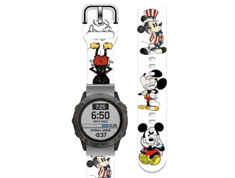 Correa Silicona Suave Personalizada Garmin Fenix 7 Sapphire Solar Edition Mickey