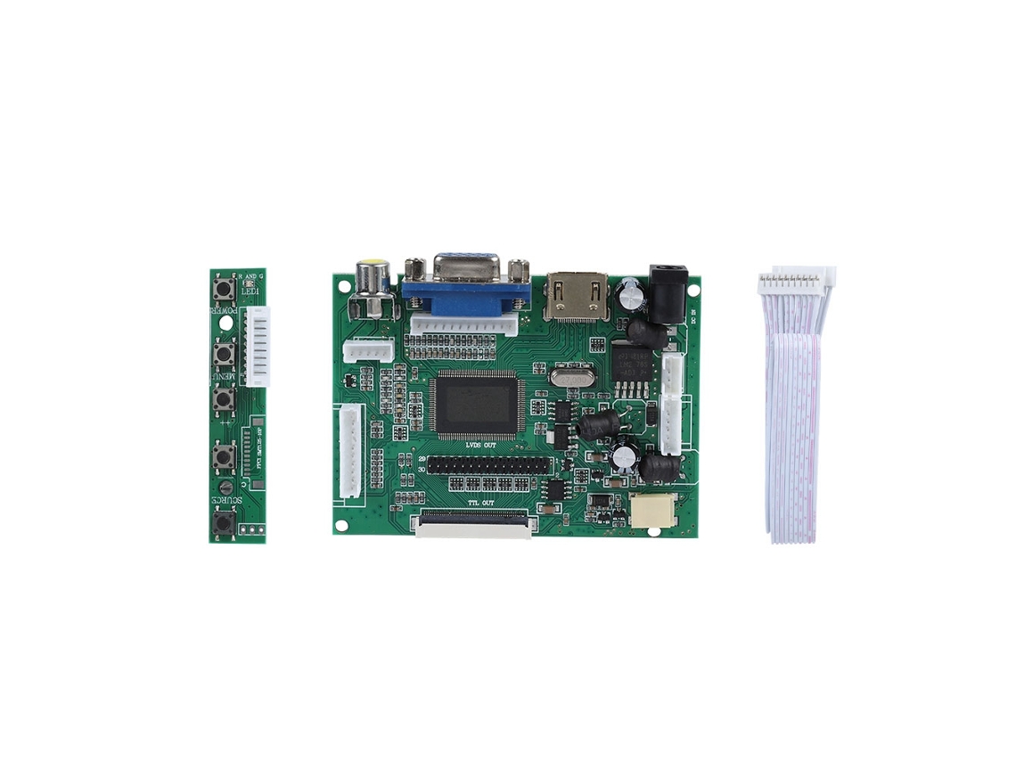 Kit De Placa Controladora Lcd Hdmi Vga 2av Para 7'' At070tn90 Tn92 Tn94