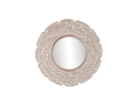 Espejo de Pared DKD HOME DECOR 51556 (Blanco - 1.50x90x90cm)