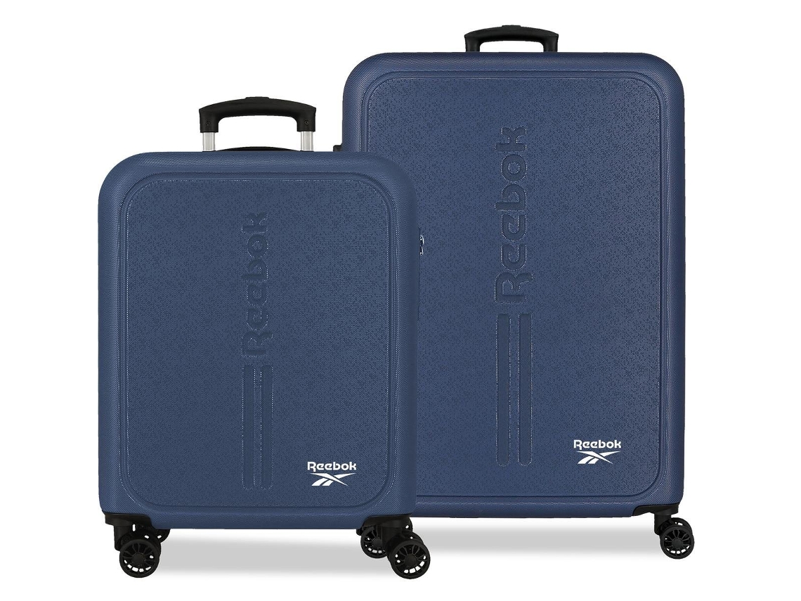 Juego de maletas Reebok Boston, azul marino (46x65x25cm, 91L)
