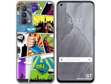 Carcasa Realme GT Master Edition TUMUNDOSMARTPHONE Comic Multicolor