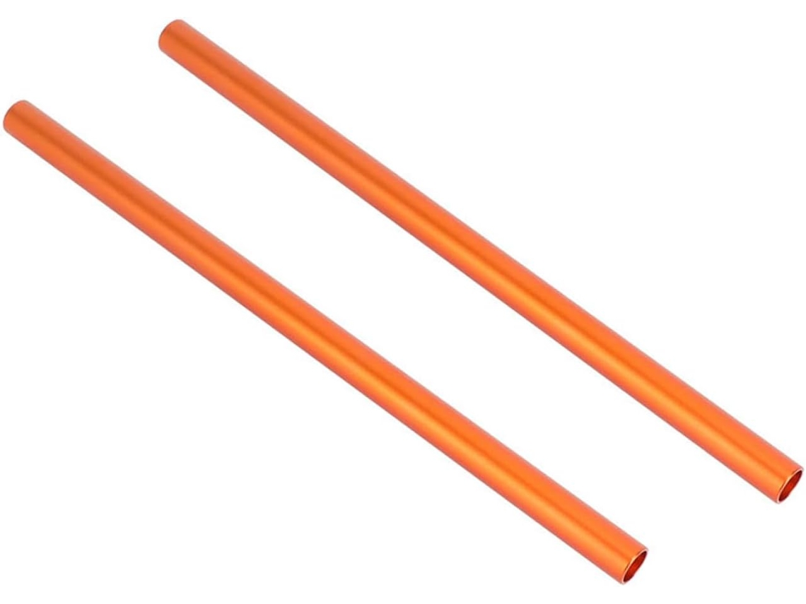 1 Par De Varillas De Aluminio Para Fotografía De 15 Mm X 30 Cm Para Uso