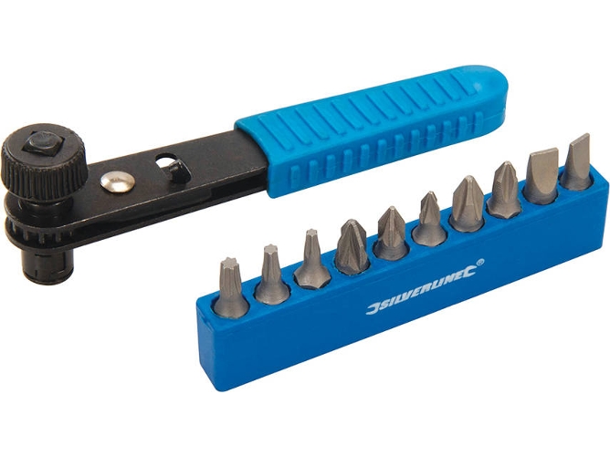 Destornillador SILVERLINE 404706 con 11 piezas