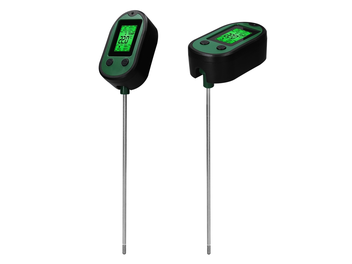 Medidor Multifuncional De Ph Del Suelo De Alta Precisión: Medidor De Humedad, Temperatura E Intensidad De La Luz Solar Para Jardín Y Plantación.