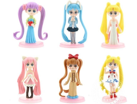 Set de Figuras OEM Sailer Moon (6 unidades - 7.5 cm)