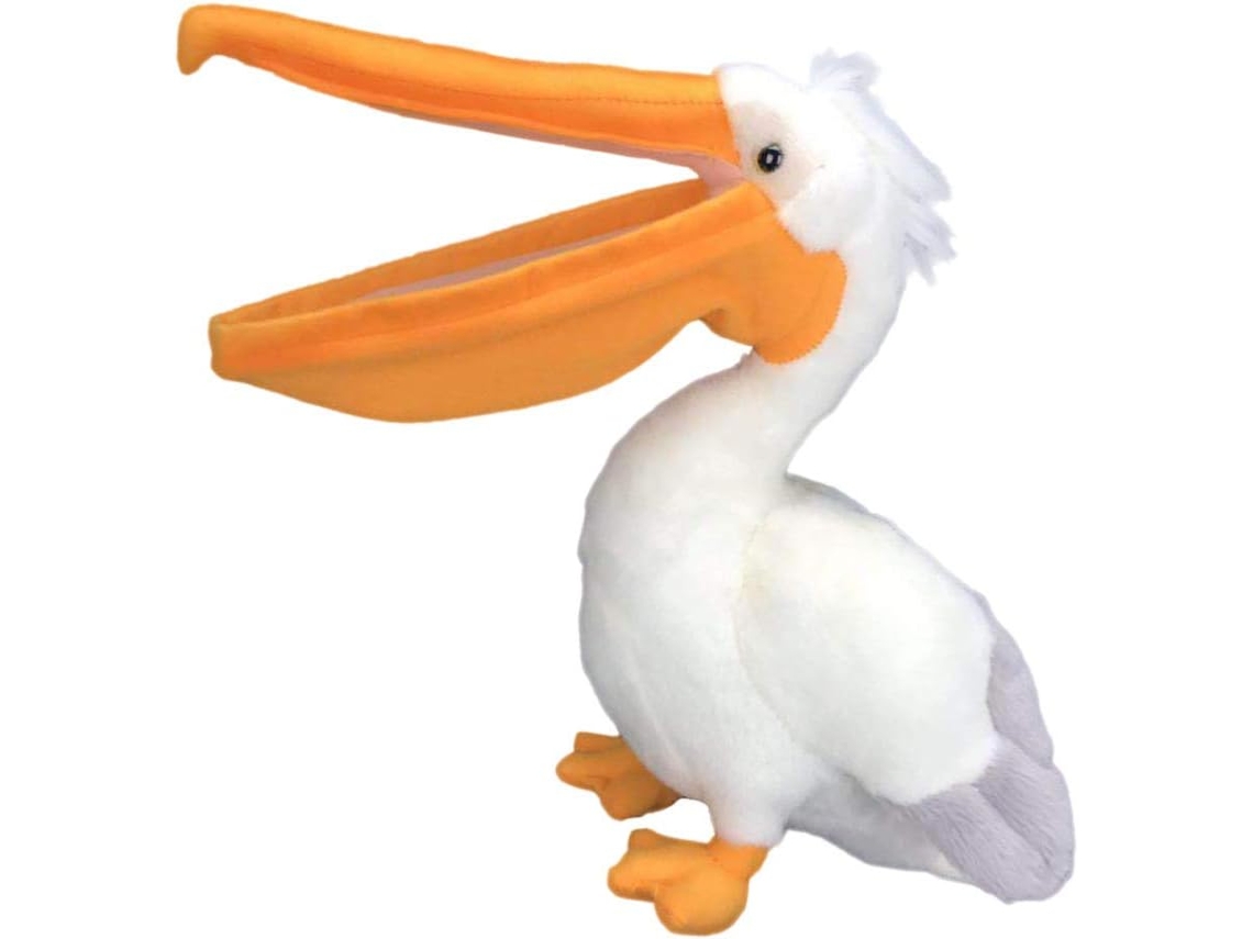 Brinquedo de Pelúcia Pelicano Pássaro Recheado Crianças Abraçando Animal Estatueta Educacional Tropical Figuras