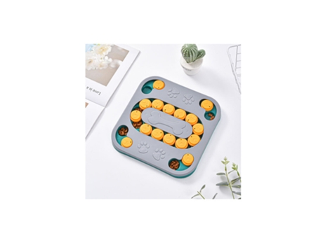 Alimentador de rompecabezas para perros, cuenco de comida lenta, alimentador de fugas de juguete para perros ATI-PC
