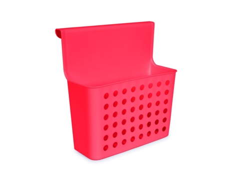 PLASTIC FORTE Cesta Colgante Balance para Puertas de Armarios Ideal Cocina Fucsia