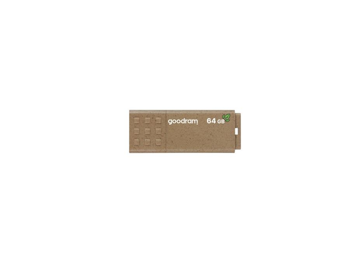 Goodram Ume3 Unidad de memoria USB respetuosa con el medio ambiente 64 Gb Usb tipo A 3.2 Gen 1 3.1 Gen 1 Marrón