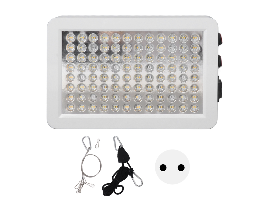 Lámpara LED de cultivo para plantas de espectro completo de 1000 W, 100-277 V, enchufe europeo