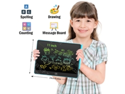 Pizarra LCD, juguete electrónico de dibujo para niños h11 Pantalla azul claro CHENNNLS