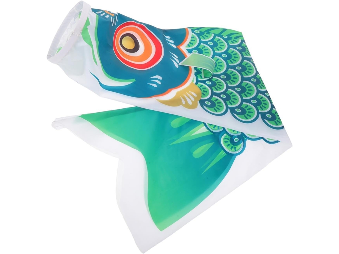 Manga De Viento Japonesa De Tela Verde De 100 Cm, Bandera Para