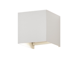 Aplique para Interior Up Down Negro Aplique para Exterior Led 5W Ip65 Blanco Cálido NETTLIFE