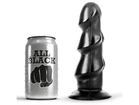 Estimulador ALL BLACK Dildo (17 cm)