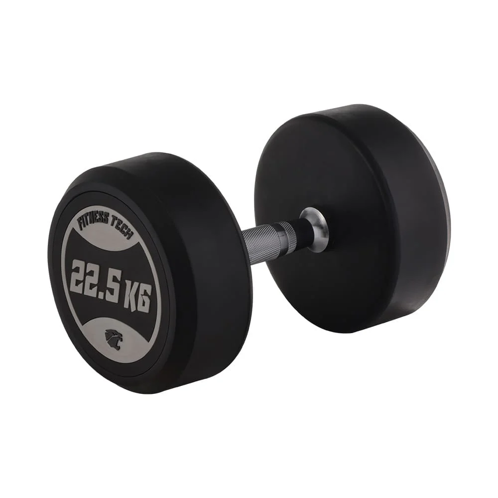 Mancuernas Redondas Musculación 22,5 kg Fitness Tech - Set 2 Unidades