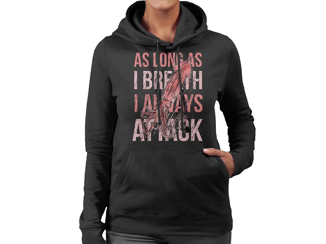 Sudadera con capucha Rosewell para mujer con la frase "Medusas que siempre ataco".