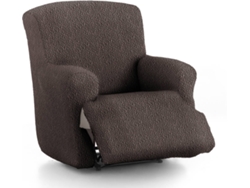 Funda Multielástica para Sillón Relax Extra MILICA Tejido Adaptable Spongy Marrón