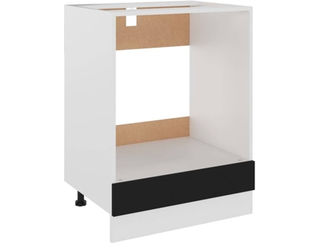 Mueble de cocina VIDAXL Negro Madera contrachapada (60x46x81.5)