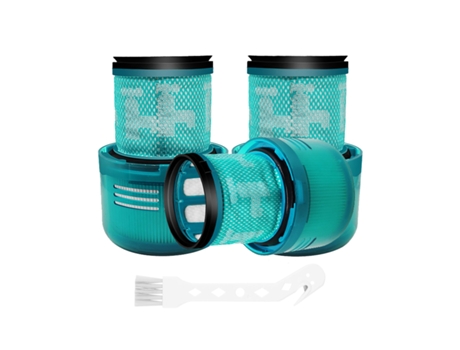 Filtro Hepa lavable para Dyson V15 V11 SV14, filtros de aspiradora inalámbricos, repuestos con cepillo limpio, 3 uds.