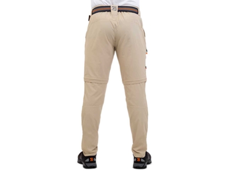 Calça GRAFF Calças De Pesca Com Upf 707-cl-10 50 Sol Proteção Beige L / Short Homem