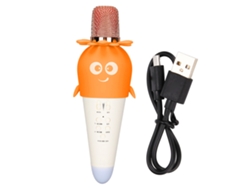 Micrófono Inalámbrico Bluetooth Multifuncional K5 Para Niños Y Adultos - Amarillo