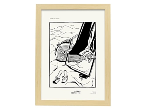 Poster NACNIC Pop Art Abstracto Playa de orillas (A3)