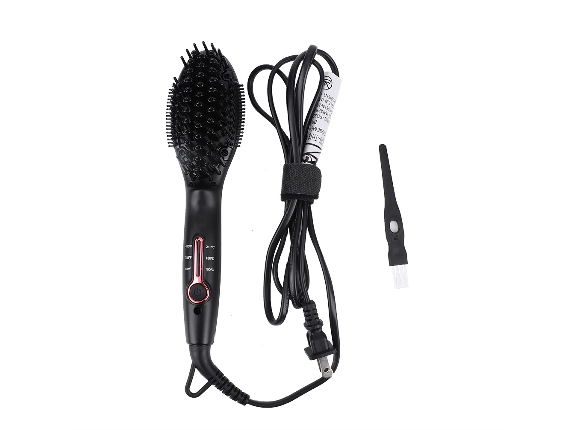 Peine Plancha De Pelo Profesional Cerámica Cepillo Herramienta De Peluquería Mini
