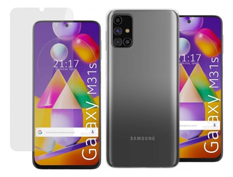 Carcasa + Protector de Pantalla Samsung Galaxy M31s TUMUNDOSMARTPHONE Pack Transparente