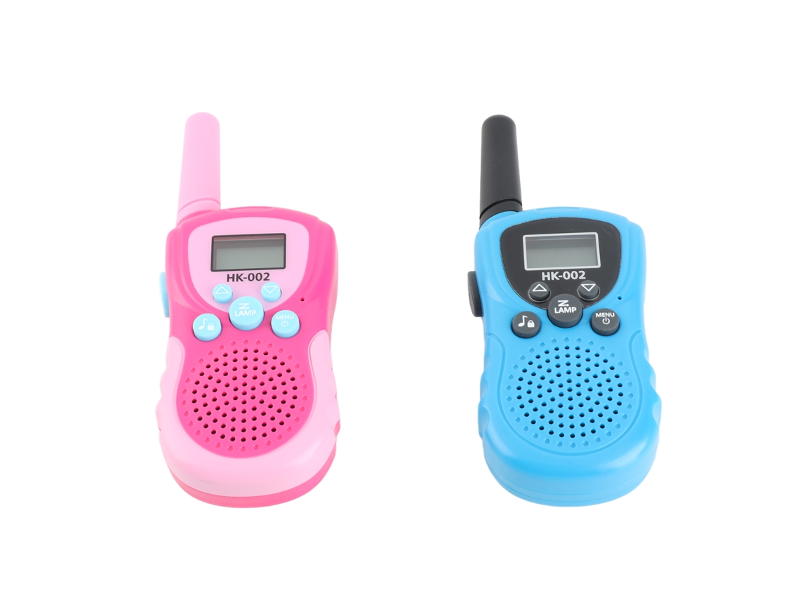 Ats-radio Walkie Talkie Para Niños Juguete De 2 Vías Con Pantalla Lcd Linterna Alcance Hasta 3km Juegos Camping Senderismo