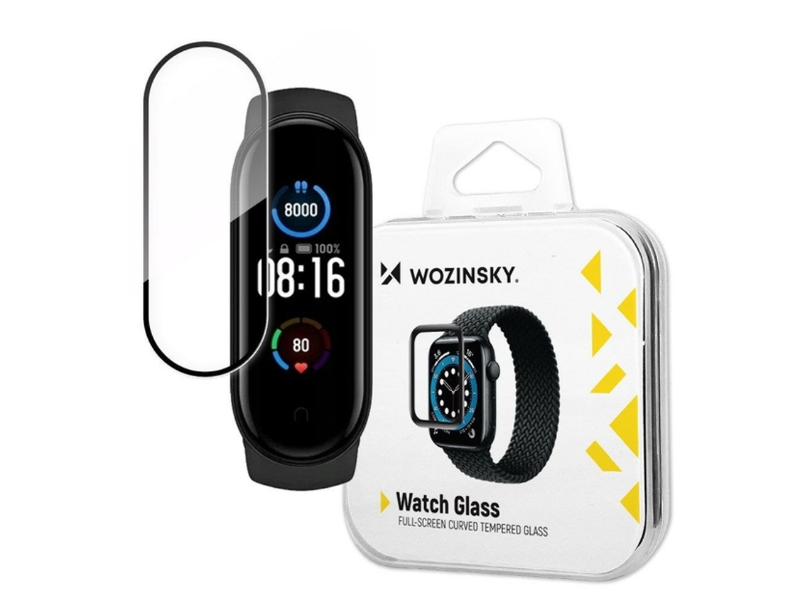 Protector de reloj híbrido para Xiaomi Mi Band 5 - negro WOZINSKY