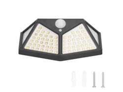 2026-lámpara Solar Exterior Ipx65 Impermeable Con Sensor De Movimiento 3 Modos De Luz Para Jardín Y Corredor