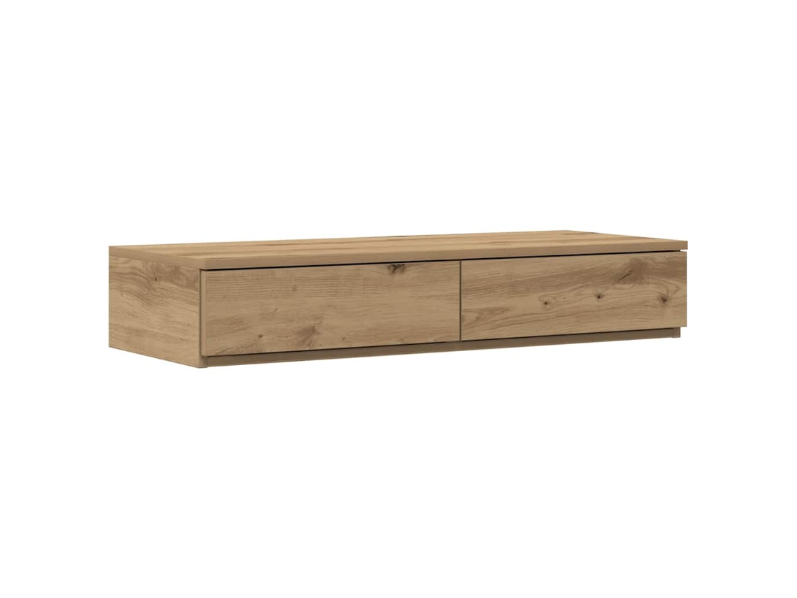 Maison Exclusive - Cajones De Cama Con Cajón Roble Artesanal 100 X 36,5 X 16,5 Cm