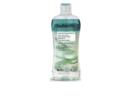 Água Micelar BABARIA Aloe Vera 400ml