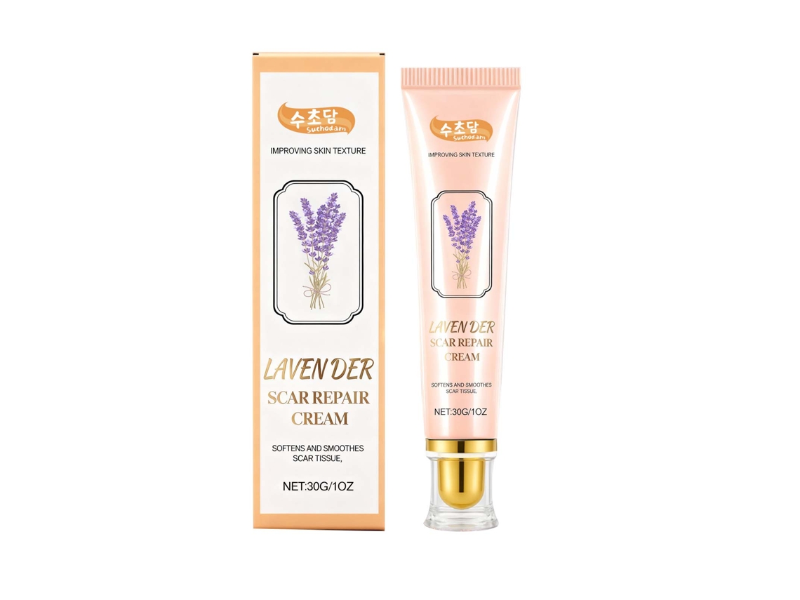 Crema para aclarar y suavizar las cicatrices